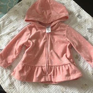 Girls 3-6mo carters hoodie